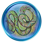 the Snake Painting by Tom Dashnyam Otgontugs