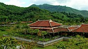 The traditional building at the Bana Hills  Photograph by Robert Bociaga