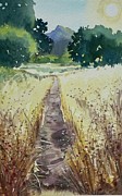 The Trail to Malibu Creek Painting by Luisa Millicent