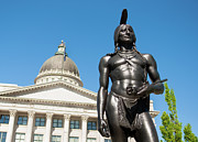 The Wampanoag Chief Massasoit sculpture Photograph by Dejan Jovanovic