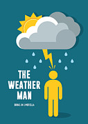 The Weather Man - Alternative Movie Poster Digital Art by Movie Poster Boy