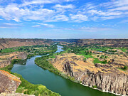 The Winding River Photograph by Mark Andrew Thomas