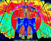 Thomas' Brooklyn Bridge by VIVA Digital Art by Viva Anderson