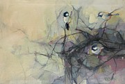 Three Painting by Kimberly Santini