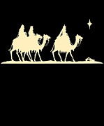 Three Kings Nativity Scene Digital Art by Flippin Sweet Gear