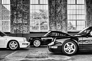 Three Porsche Cars Photograph by Tim Gainey