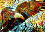Thunderbird Painting by Susan Maxwell Schmidt