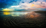 Tidal Crawl Ripples On Folly Beach Photograph by Owen Weber