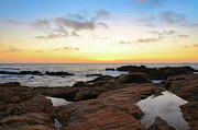Tide Pools After Sunset Photograph by Matthew DeGrushe Tide Pools After Sunset Photograph by Matthew DeGrushe