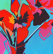 Time- Red Impact Painting by Tanya Filichkin Time- Red Impact Painting by Tanya Filichkin