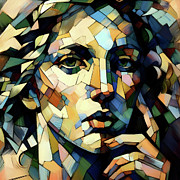 Timeless Faces - 15 Digital Art by Evocative Art