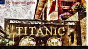 Titanic Mixed Media by Bencasso Barnesquiat Titanic Mixed Media by Bencasso Barnesquiat