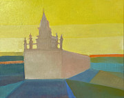 Todos Santos, Cuenca, Ecuador Painting by Suzanne Giuriati Cerny