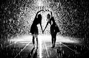 Together, Rain Room  installation by Random International, MOMA Photograph by Eugene Nikiforov