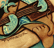 Tommervik Hawaiian Woman Playing Ukulele Art Print Painting by Tommervik