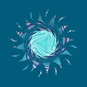 Topaz Aqua Digital Art by David Manlove