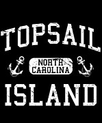 Topsail Island North Carolina Digital Art by Flippin Sweet Gear