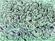 Topsy-turvy Higgledy-piggledy Jambalaya Inverted 2 Painting by Petra Rau
