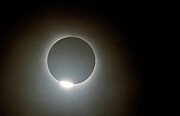 Total Solar Eclipse in Totality Seen from Dayton Ohio Digital Art by Cara Owsley