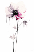 Touch of Magenta Art Painting by Lourry Legarde Touch of Magenta Art Painting by Lourry Legarde