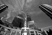 Towering Skyscrapers Amidst Urban Contrast Photograph by Travel Essayist Towering Skyscrapers Amidst Urban Contrast Photograph by Travel Essayist