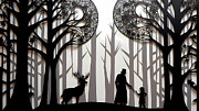 Towering Trees Digital Art by Samuel HUYNH