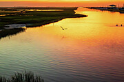 Tranquil Sunset Over Wetlands at Surfside Beach, Texas Photograph by Brigitte Blanchette Thompson Tranquil Sunset Over Wetlands at Surfside Beach, Texas Photograph by Brigitte Blanchette Thompson