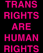 Trans Rights Are Human Rights Digital Art by Flippin Sweet Gear