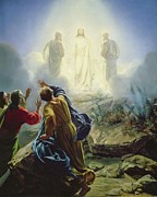 Transfiguration of Jesus Painting by Carl Bloch