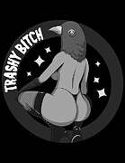 Trashy IV Drawing by Ludwig Van Bacon