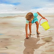 Treasure Hunter Painting by Tammy Lee Bradley