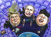 Tree HARD Leaders  Painting by Gal-Od Rentsendash