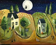 Trick or Treat Painting by Follow Themoonart