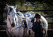 Trick Rider and Horse Photograph by Kelly Markus