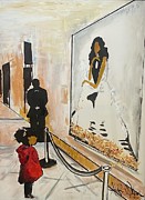 Trip to the Gallery  Painting by Angie ONeal