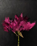 Triumphant Flower- Art by Linda Woods Painting by Linda Woods Triumphant Flower- Art by Linda Woods Painting by Linda Woods