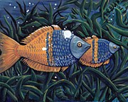 Tropical Fish Painting by Angrulla MF
