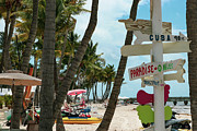 Tropical Getaway - Key West Beach, Directional Sign Photograph by Brigitte Blanchette Thompson Tropical Getaway - Key West Beach, Directional Sign Photograph by Brigitte Blanchette Thompson