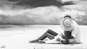 Tropical Romance in black and white Digital Art by Gradify Creations Tropical Romance in black and white Digital Art by Gradify Creations