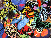 Tropical Wings Painting by Lucy Arnold