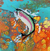 Trout Painting by Benjamin Ragland