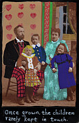 True Family Story Painting by Jo Potocki