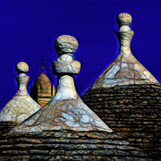 Trulli Tops Of Alberobello - Arteries Photograph by Elvira Peretsman Trulli Tops Of Alberobello - Arteries Photograph by Elvira Peretsman