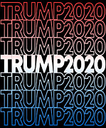 Trump 2020 Retro Donald Trump for President Digital Art by Flippin Sweet Gear