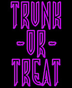 Trunk Or Treat Halloween Digital Art by Flippin Sweet Gear