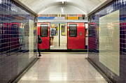 Tube Train at a Station, London Photograph by Tim Grist Photography
