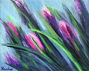 Tulips Painting by Yoonhee Ko Tulips Painting by Yoonhee Ko