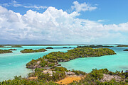 Turks and Caicos Chalk Sound Overlook Caribbean Clouds Providenciales Photograph by Toby McGuire