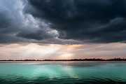 Turquoise lake under the cloudy sky Photograph by Dejan Travica