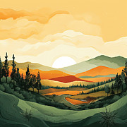 Tuscan Tranquility Painting by Lourry Legarde